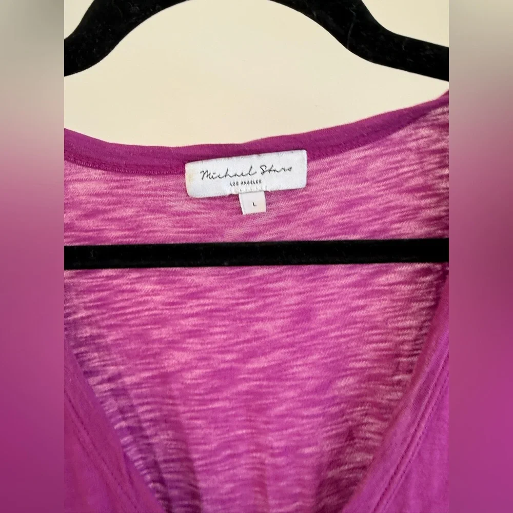 Michael Stars Purple Dress large - Picture 2 of 3